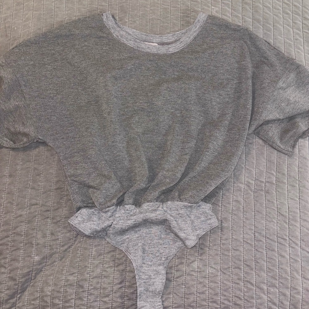 Pink Lily Gray Women's Intimate Top